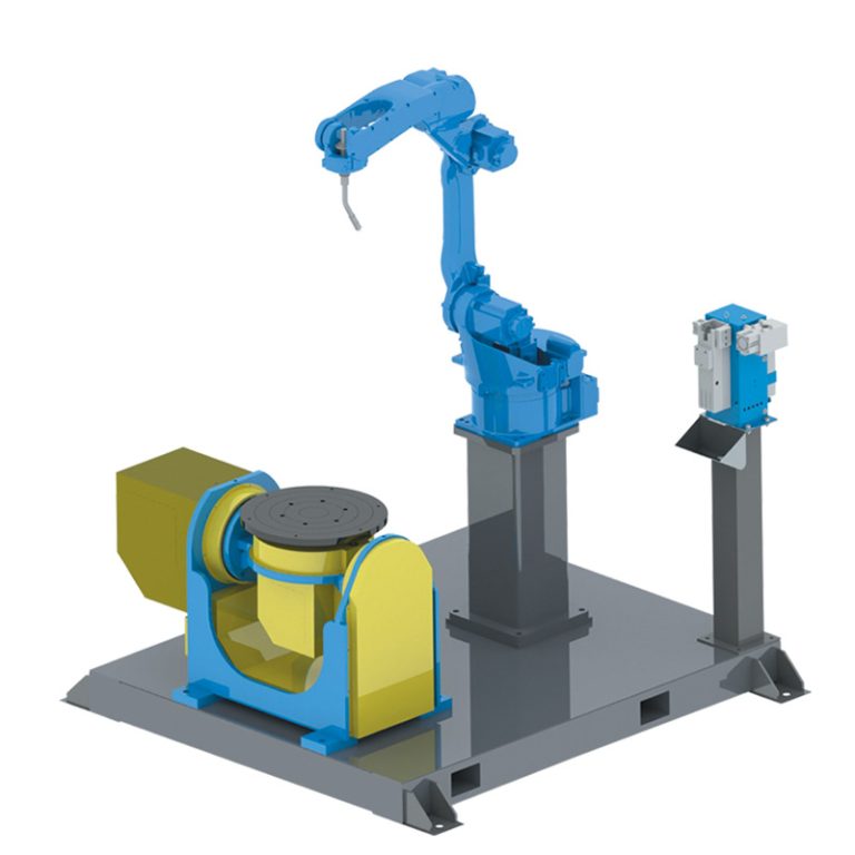 Platform Two Axis Welding Automatic Rotary Table Servo Robot Welding