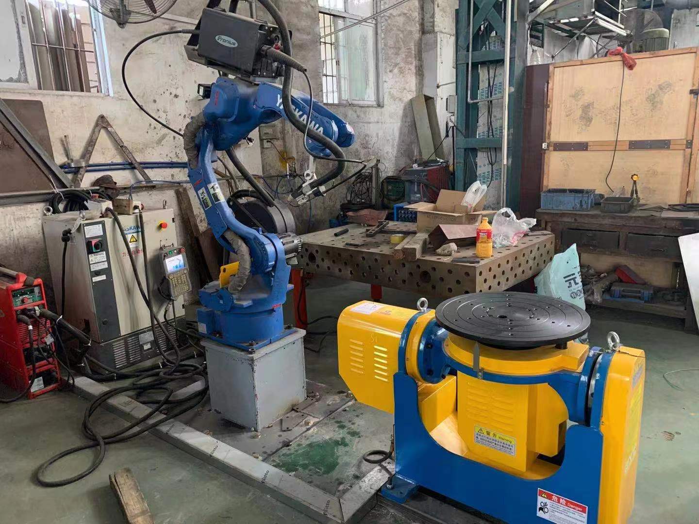 Platform Two Axis Welding Automatic Rotary Table Servo Robot Welding ...