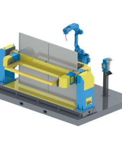 Three Axis Servo C type Robot Welding Positioner TWP-C-500