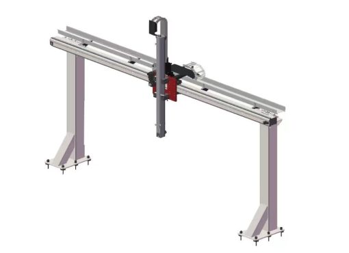 Heavy duty upright cantilever single arm truss robotics gantry system automation