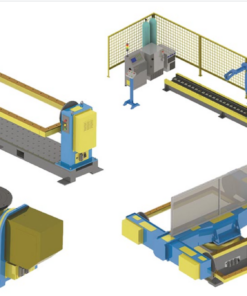 Alternative view of Horizontal Single Axis welding robot Servo  postioner  SWP-P-300