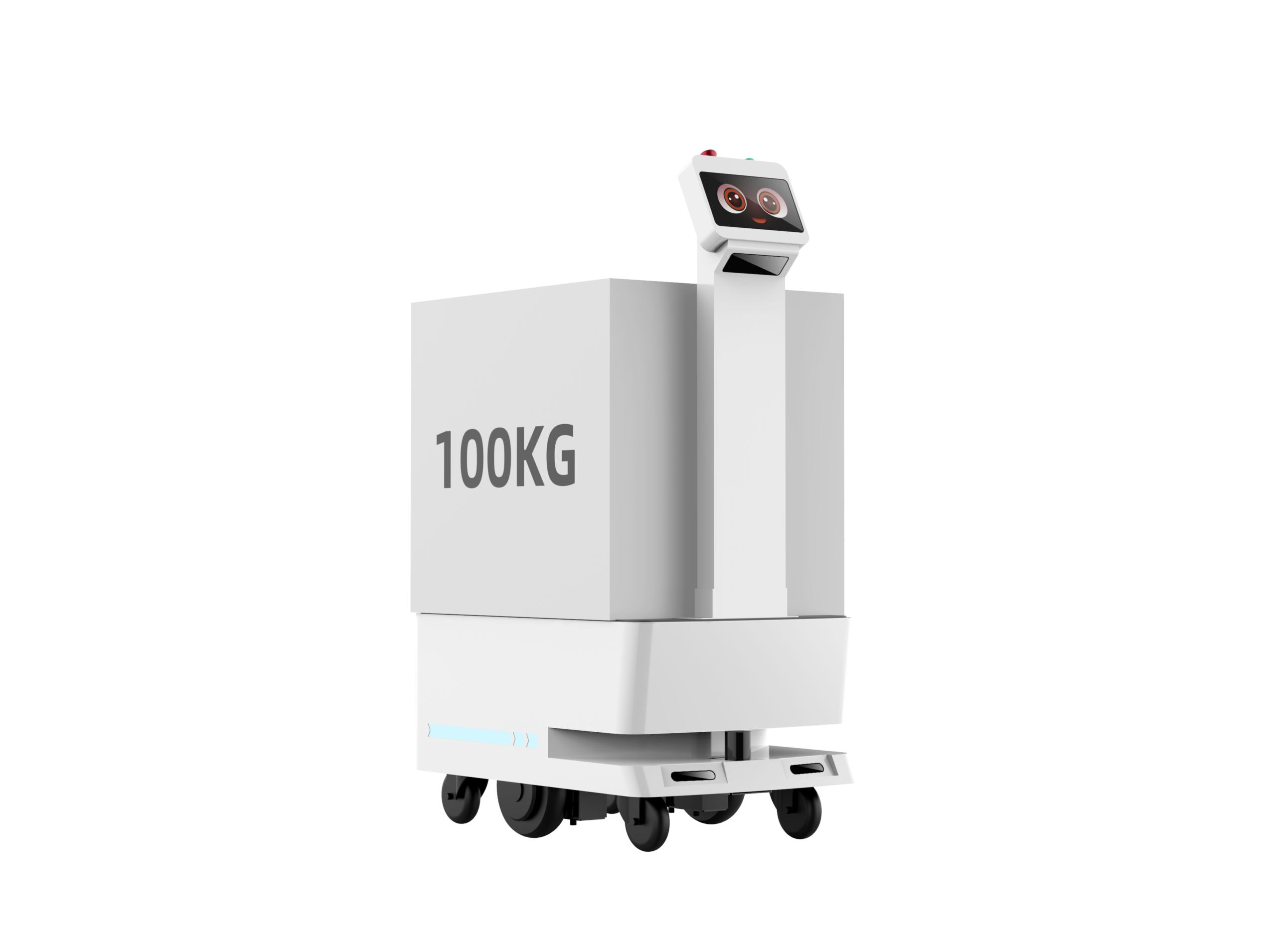 Factory delivery robot 100kg payload capacity robotic transport system Intelligent navigation upgrade Industrial Logistics automation - Image 2