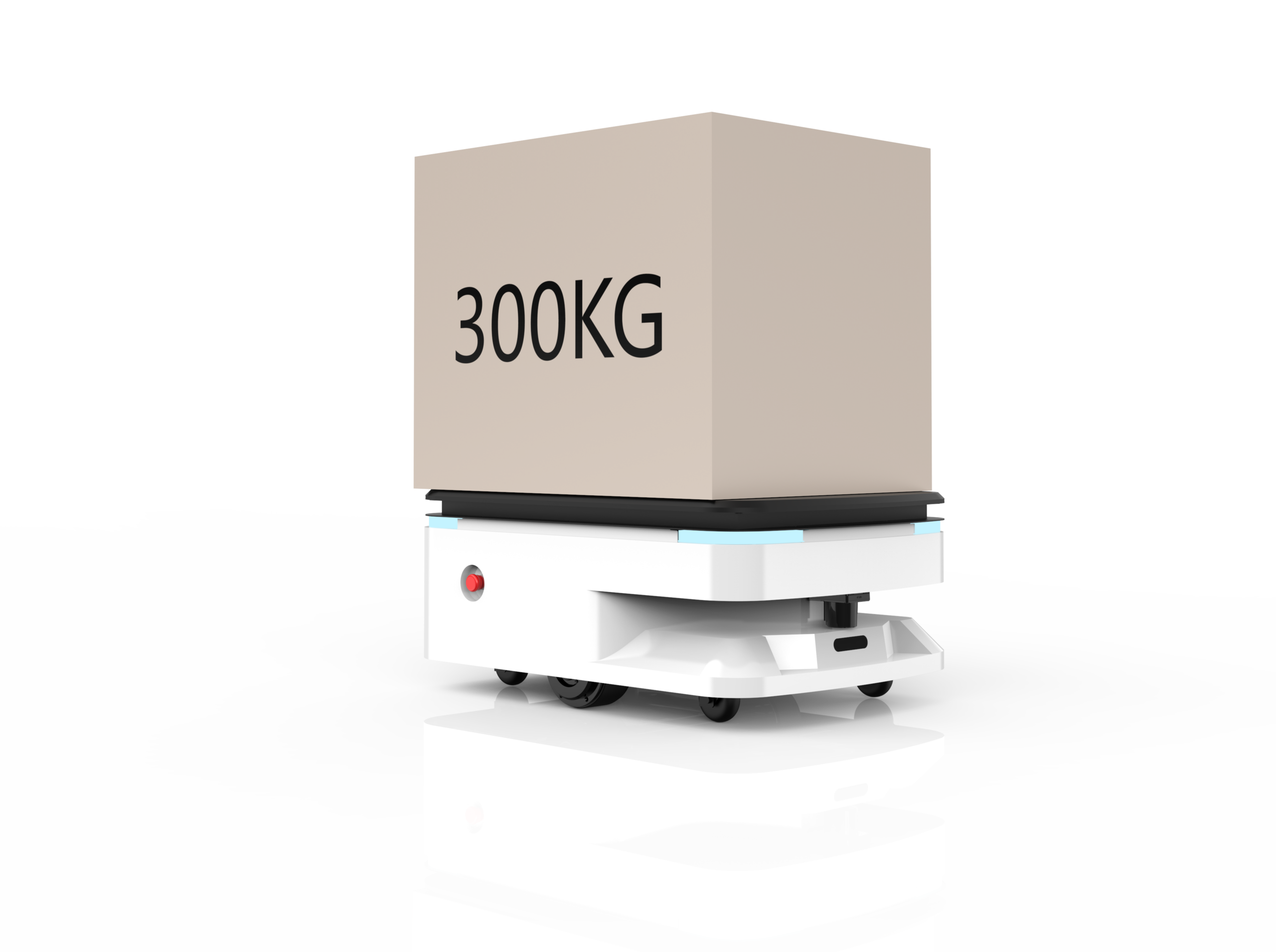 Factory delivery robot 100kg payload capacity robotic transport system Intelligent navigation upgrade Industrial Logistics automation - Image 3