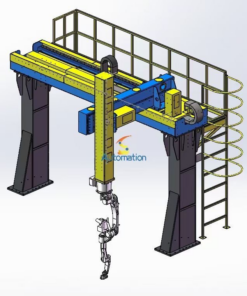 Alternative view of High-Precision Robot Gantry System for Automated Manufacturing - Scalable & Flexible Industrial Solution