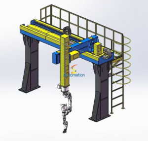 Alternative view of High-Precision Robot Gantry System for Automated Manufacturing - Scalable & Flexible Industrial Solution
