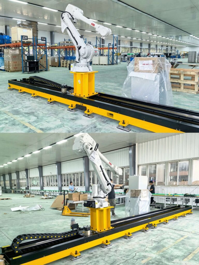 custom robot 7th axis track