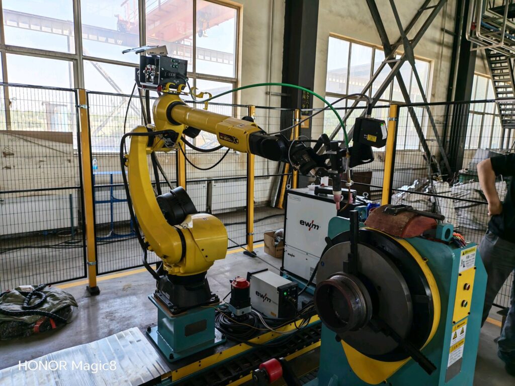 FANUC welding robot 7th axis
