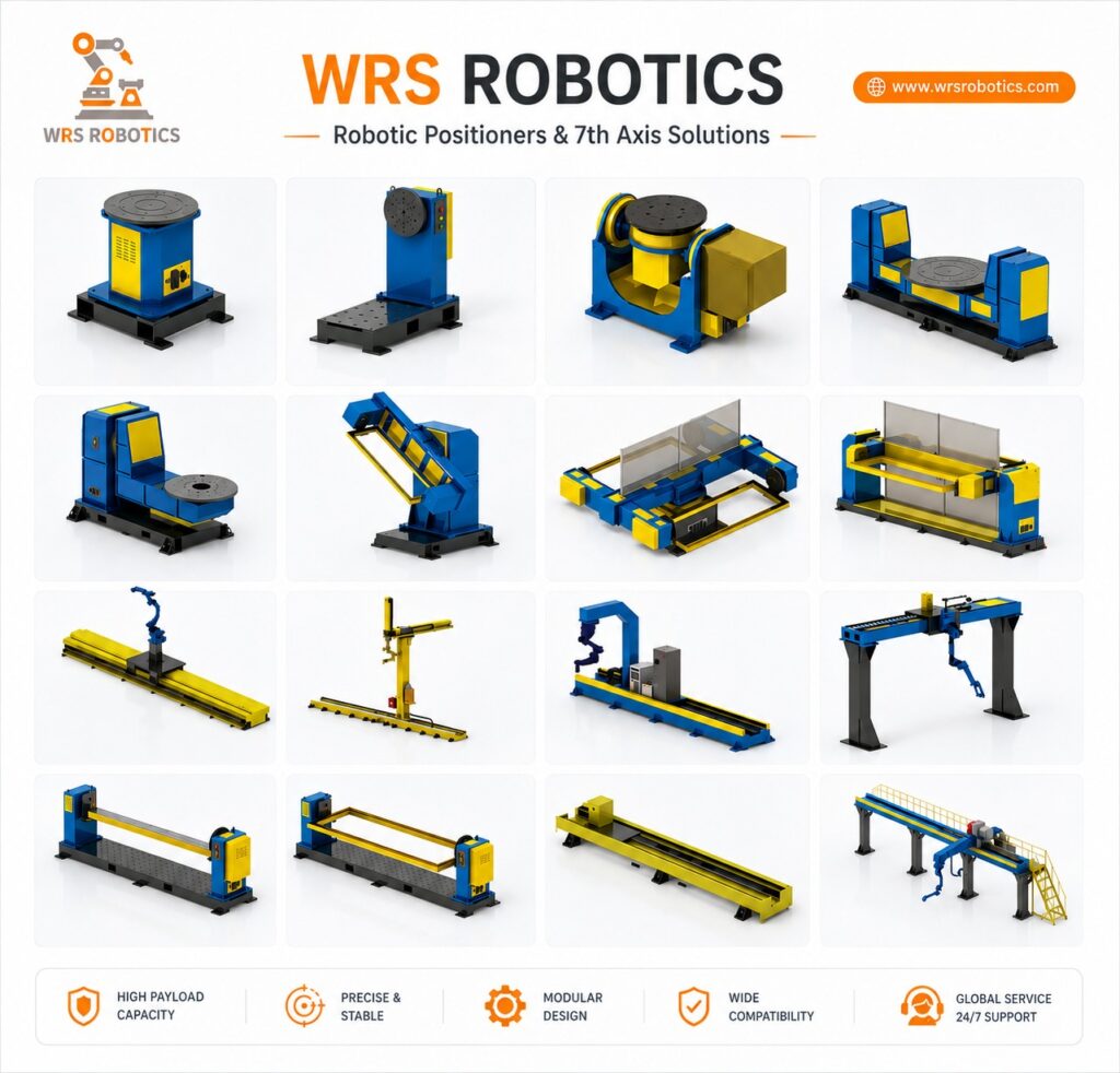 robot welding system with 7th axis