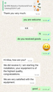 WRS custom automation solutions customer feedback 1