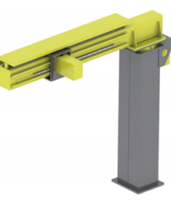 Alternative view of Two-Axis Linear Rail System for Welding Robots | WRS Robotics