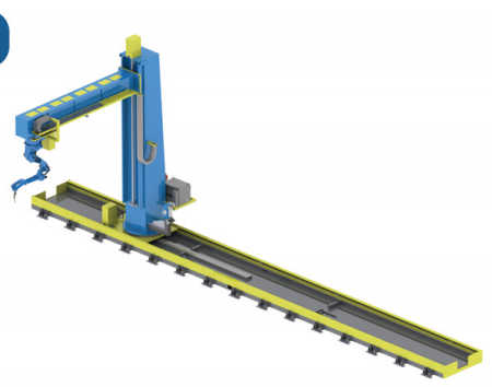 WRS Robotics Four-Axis Robot Linear Track System